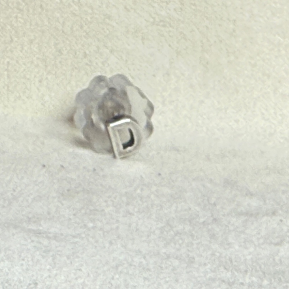 James Avery Single Letter "D" Stud